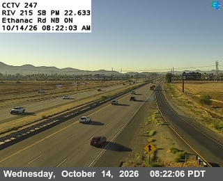 I-215 south of Ethanac Road