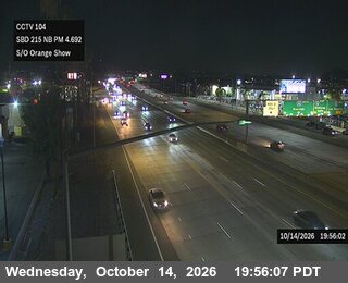 I-215 south of Orange Show
