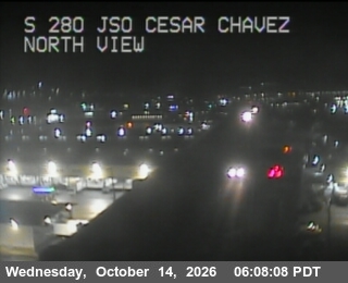 I-280 at Just south of Cesar Chavez
