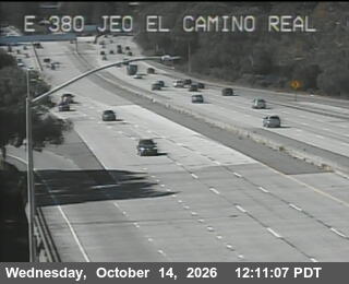 I-380 at Just east of EL CAMINO REAL