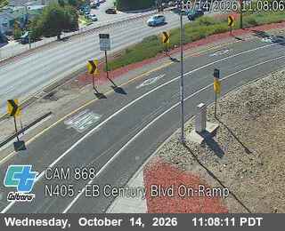 I-405 at EB Century Blvd On-Ramp