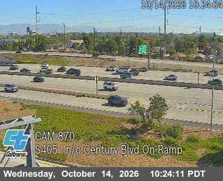 I-405 north of Century Blvd On-Ramp