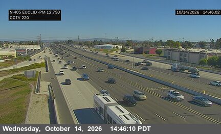 I-405 north of Euclid Street