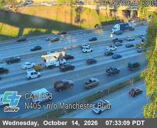 I-405 north of Manchester Blvd