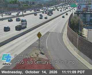 I-405 south of Century Blvd On-Ramp