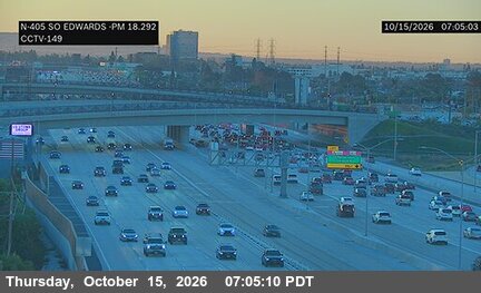 I-405 south of Edwards