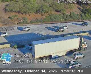 I-405 south of Imperial Hwy On-Ramp