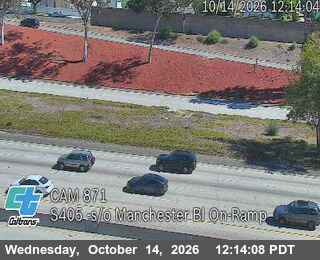 I-405 south of Manchester Blvd On-Ramp