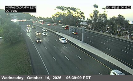 I-5 at Avenida Palizada On