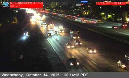 I-5 at Harbor Boulevard
