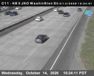 I-5 at Just North of Washington Street