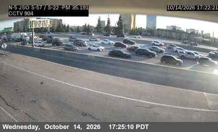 I-5 at Just south of NB I-5 SR-57/SR-22