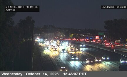 I-5 north of El Toro