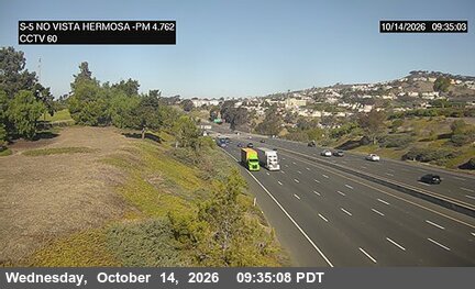 I-5 north of Vista Hermosa