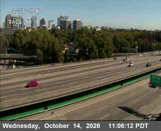 I-5 at Q St off-ramp NB 1