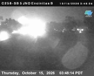 I-5 at SB Just North of Encinitas Bottom
