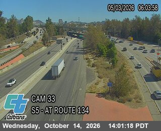 I-5 at SB Route 5 at Route 134