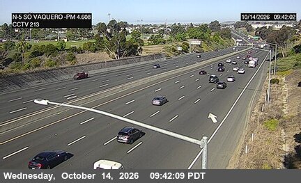 I-5 south of Avenida Vaquero On