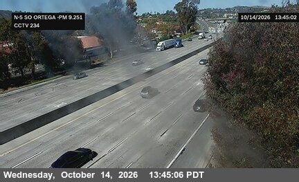 I-5 south of Ortega Highway (San Juan Creek)