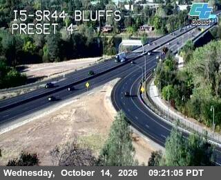 I-5 at SR44 Bluffs