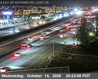 I-580 at Hopyard Loop Onramp