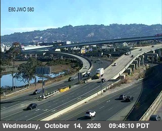 I-580 at Just east of 80 junction