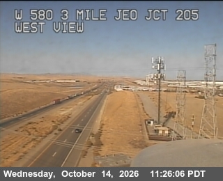 I-580 at Just East of I-205