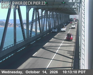 I-580 at Lower Deck Pier 23