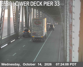 I-580 at Lower Deck Pier 33