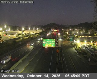 I-580 at Wof Francisco Blvd