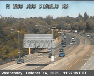 I-680 at Just South of Diablo Road