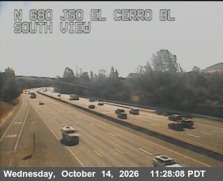I-680 at Just south of El Cerro Blvd