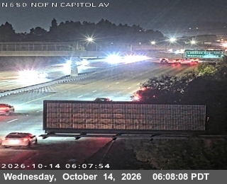 I-680 at Just south of Landess Av