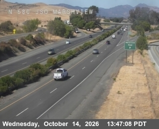 I-680 at Just South of Marshview Road