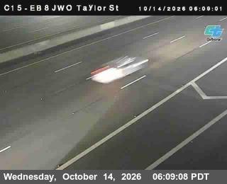 I-8 at Just West of Taylor Street