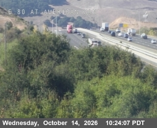 I-80 at E80 at American Canyon Rd overcrossing