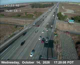 I-80 at Just east of Chiles Rd EB 1