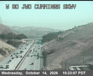 I-80 at Just West of Cummings Skwy