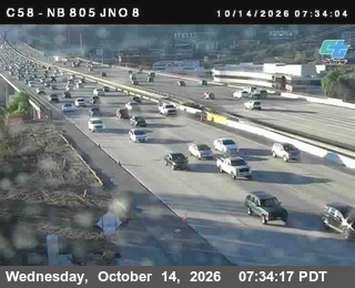 I-805 at Just North of I-8