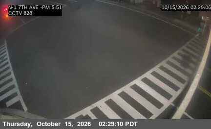 SR-1 at NB PCH at 7th Ave