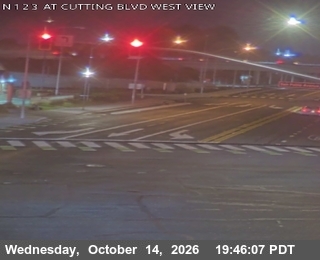 SR-123 at Cutting Blvd - Looking West