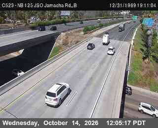 SR-125 at Just south of NB Jamacha Rd - B