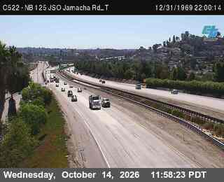 SR-125 at Just south of NB Jamacha Rd - T