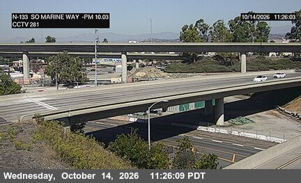SR-133 south of Marine Way Undercross
