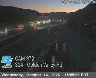 SR-14 at Golden Valley Rd