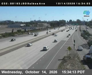 SR-163 at Just South of Balboa Avenue