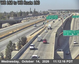 SR-180 at To WB 180 Ramp