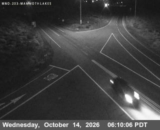 SR-203 at Mammoth Mountain
