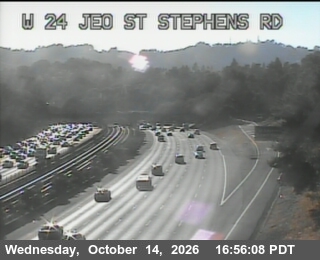 SR-24 at Just east of W24 St Stephens Drive overcrossing