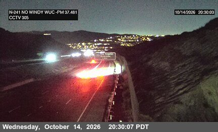 SR-241 at 2300 Meters North of Windy WUC Ridge Toll Plaza
